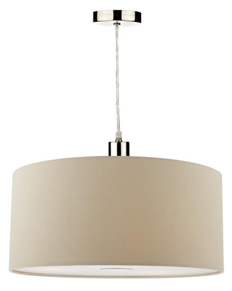 Där Lighting RON6529 - Luster na lanku RONDA 1xE27/60W/230V čierna/béžová