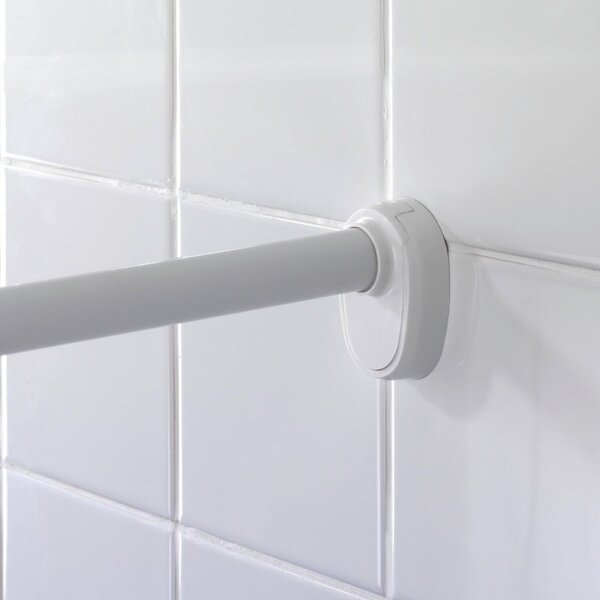 Univerzálna rohová tyč na sprchový záves Wenko Shower Curtain Rod