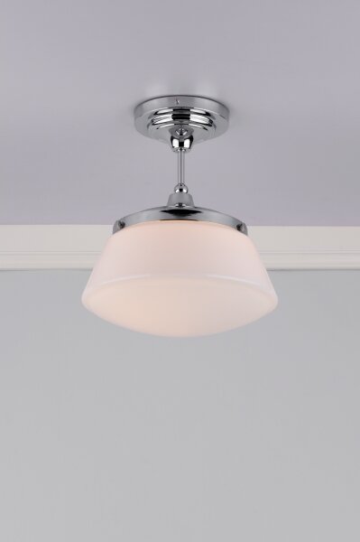 Där Lighting CAD0150 - Kúpeľňové prisadené svietidlo CADEN 1xE27/60W/230V IP44 lesklý chróm