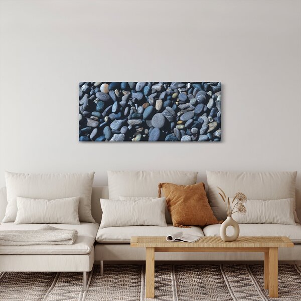 Obraz plážových kamienkov (120x50 cm)