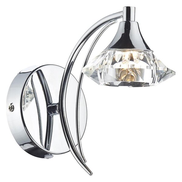 Där Lighting LUT0750 - Nástenné svietidlo LUTHER 1xG9/40W/230V lesklý chróm