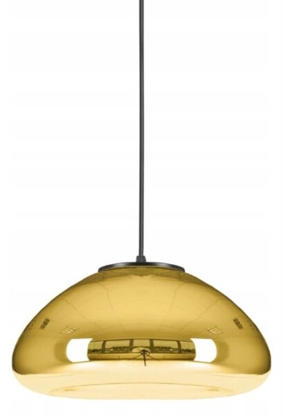 Toolight, závesná stropná zrkadlová lampa 1xE27 APP323-1CP, zlatá, OSW-00420