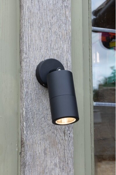 Där Lighting ORT0722 - LED vonkajšie nástenné bodové svietidlo ORTEGA 1xGU10/5W/230V IP65 čierne