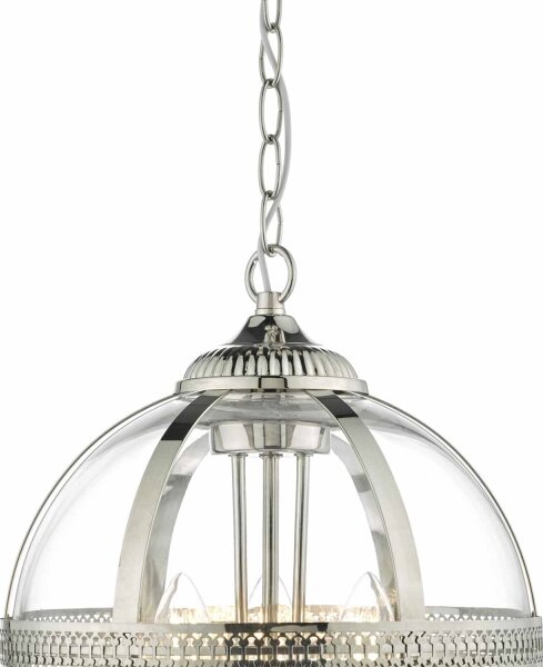Där Lighting VAN0338 - Luster na reťazi VANESSA 3xE14/40W/230V lesklý chróm
