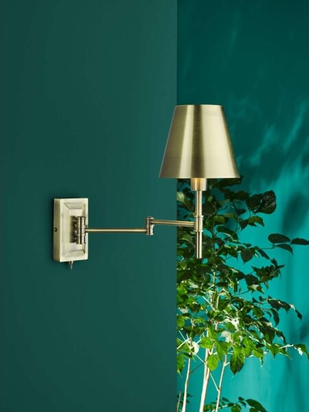 Där Lighting KEN0775 -Flexibilné nástenné svietidlo KENSINGTON 1xE14/25W/230V mosadz