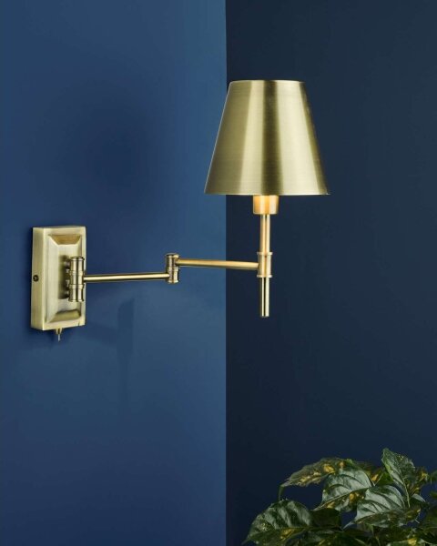 Där Lighting KEN0775 -Flexibilné nástenné svietidlo KENSINGTON 1xE14/25W/230V mosadz