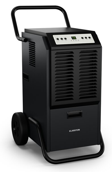 Klarstein DuraDry 70L odvlhčovač vzduchu, 70 l/deň, 90-140 m², nehrdzavejúca oceľ, mobilný, 450 m³/h