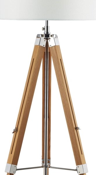 Där Lighting EAS4943 - Stojacia lampa EASEL 1xE27/60W/230V hnedá