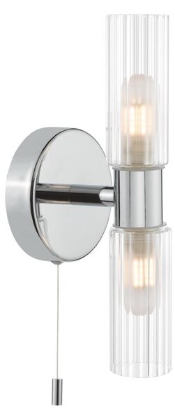 Där Lighting BOL0950 - Kúpeľňové nástenné svietidlo BOLTON 2xG9/5W/230V IP44 chróm