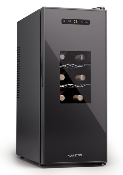 Klarstein Silent Vino 12 Uno Slim Chladnička na víno 31 l / 12 fliaš 8-18 °C Dotyková