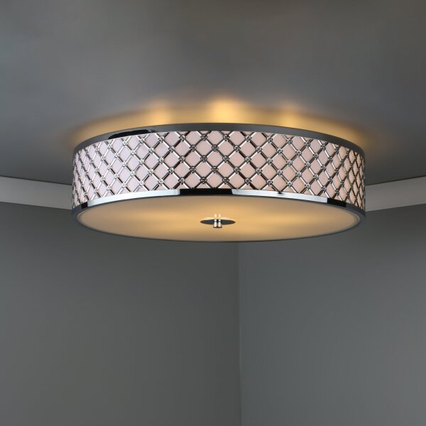 Där Lighting CIV5050 - Stropné svietidlo CIVIC 5xE14/60W/230V pr. 50 cm chróm