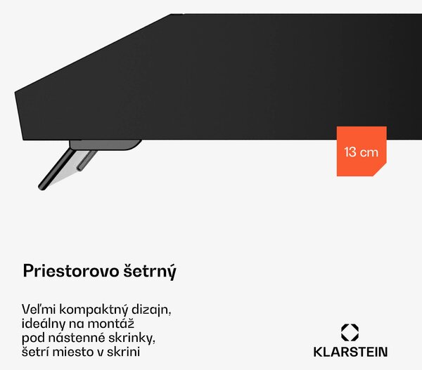 Klarstein Purista Force digestor | Kompaktný | 343 m³/h | EEK C | Technológia dvojitého motora