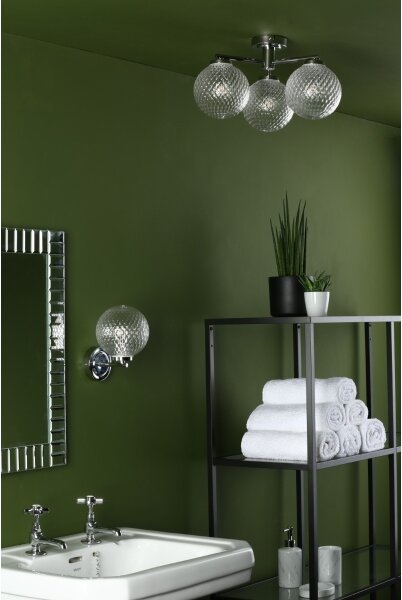 Där Lighting WAY0750 - Kúpeľňové nástenné svietidlo WAYNE 1xG9/3W/230V IP44 chróm