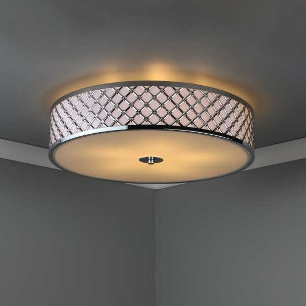 Där Lighting CIV5050 - Stropné svietidlo CIVIC 5xE14/60W/230V pr. 50 cm chróm