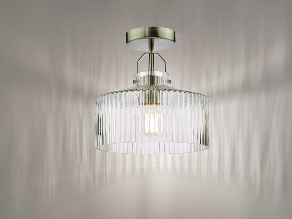 Där Lighting LEN4846 - Prisadený luster LENKA 1xE27/60W/230V matný chróm