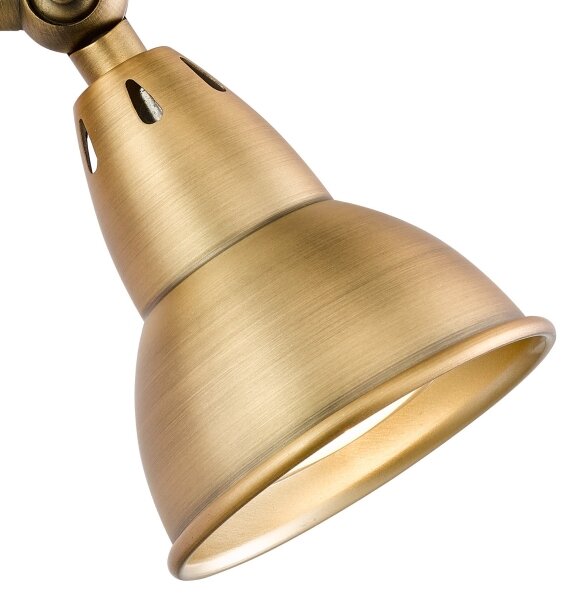 Där Lighting NAT0742 - Nástenné bodové svietidlo NATHANIEL 1xGU10/11W/230V mosadz