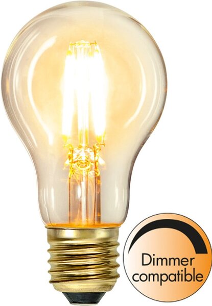 Teplá LED/filamentová žiarovka so stmievačom E27, 4 W Soft Glow – Star Trading