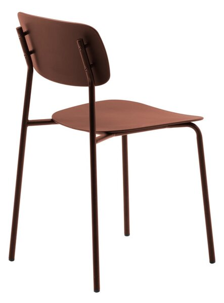 Jedálenské stoličky v súprave v terakotovej farbe 2 ks Kirkland – Unique Furniture