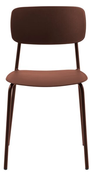 Jedálenské stoličky v súprave v terakotovej farbe 2 ks Kirkland – Unique Furniture