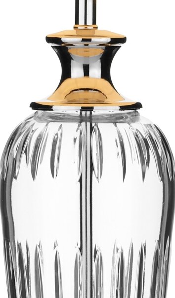Där Lighting HIN4208 - Stolná lampa HINTON 1xE27/60W/230V biela/lesklý chróm