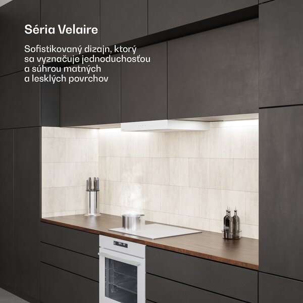 Klarstein Velaire indukčná varná doska, elegantná, minimalistická, výkonná, 4 varné zóny, 7000 W, 60 cm