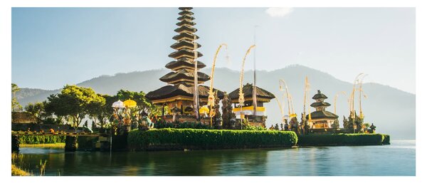 Obraz Mount Batur (120x50 cm)