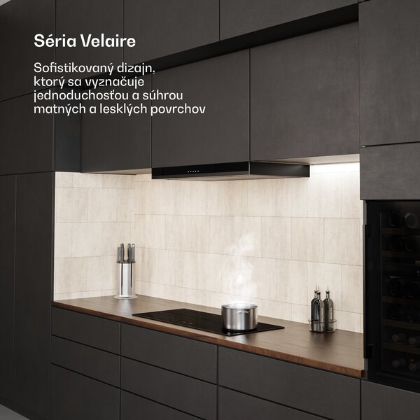 Klarstein Velaire úzke indukčné varné dosky | Elegantné, minimalistické, výkonné | 4 varné zóny | 7000 W | 90 cm