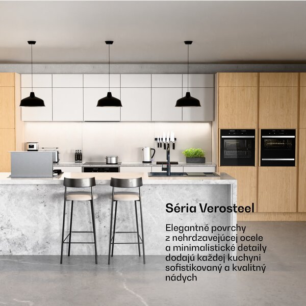 Klarstein Verosteel vstavaná umývačka riadu | minimalistická, efektívna, elegantná | EEC A | 60 cm