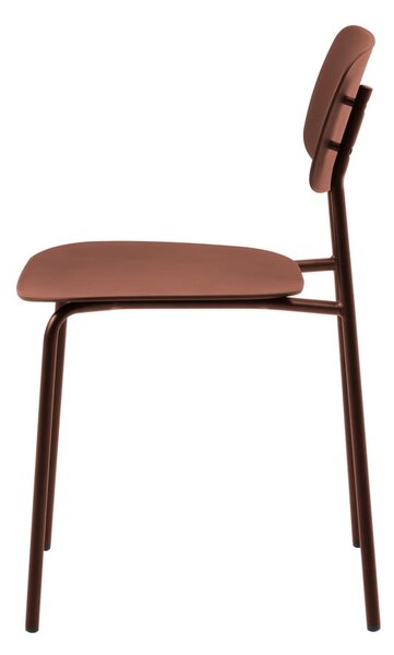 Jedálenské stoličky v súprave v terakotovej farbe 2 ks Kirkland – Unique Furniture