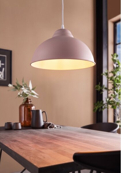 Eglo 54964 - Luster na lanku TRURO-P 1xE27/60W/230V ružová