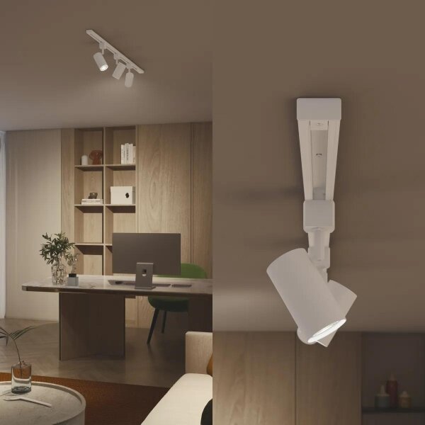 Philips - LED stmievateľné bodové svietidlo v lište sys EASYLINK 3xGU10/6,2W/230V 1m biela