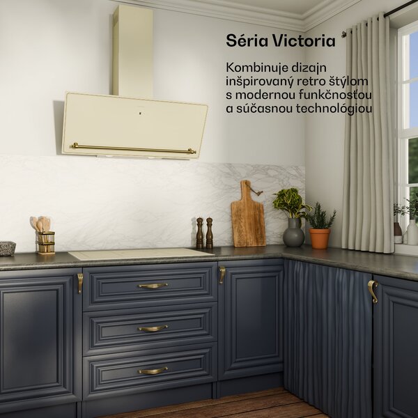Klarstein Victoria indukčná varná doska | 5 varných zón | retro dizajn | 11500 W | 77 cm
