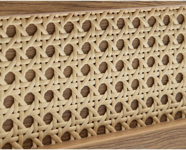 Nízka komoda v dekore duba v prírodnej farbe 80x75 cm Pensacola – Unique Furniture