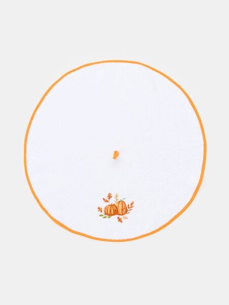 Sinsay - Okrúhly uterák s motívom tekvice - oranžová