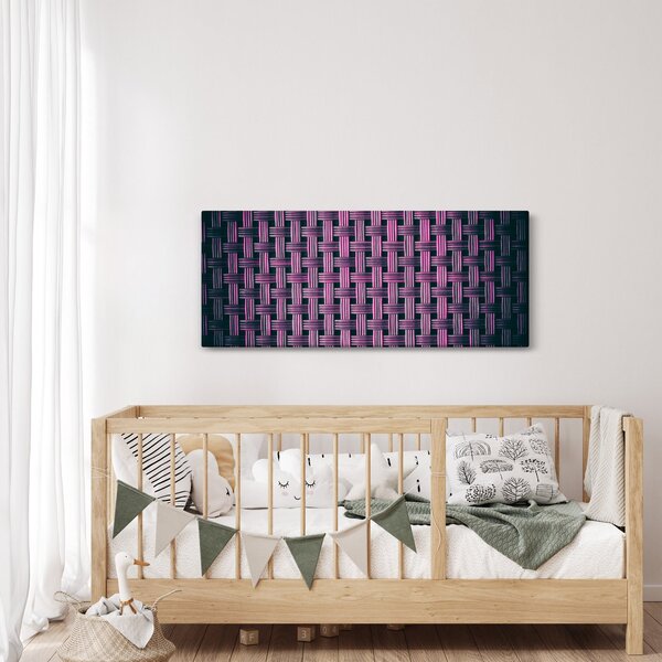 Obraz fialovej textúry (120x50 cm)