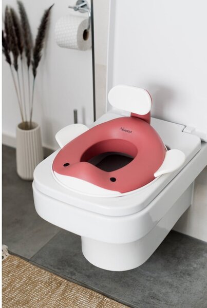 Tmavoružové detské WC sedadlo Dusty pink – Kindsgut