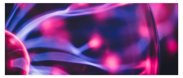 Abstraktný fialový obraz (120x50 cm)