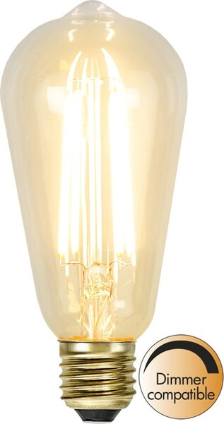 Teplá LED/filamentová žiarovka so stmievačom E27, 4 W Soft Glow – Star Trading