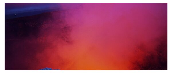 Obraz - sopka (120x50 cm)