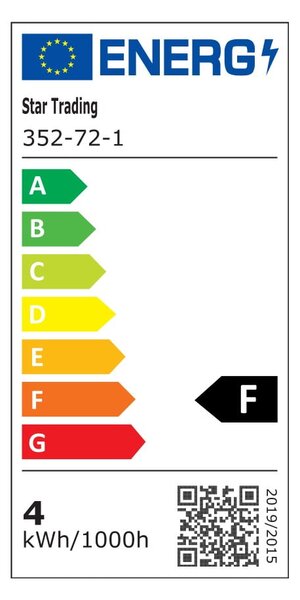 Teplá LED/filamentová žiarovka so stmievačom E27, 4 W Soft Glow – Star Trading