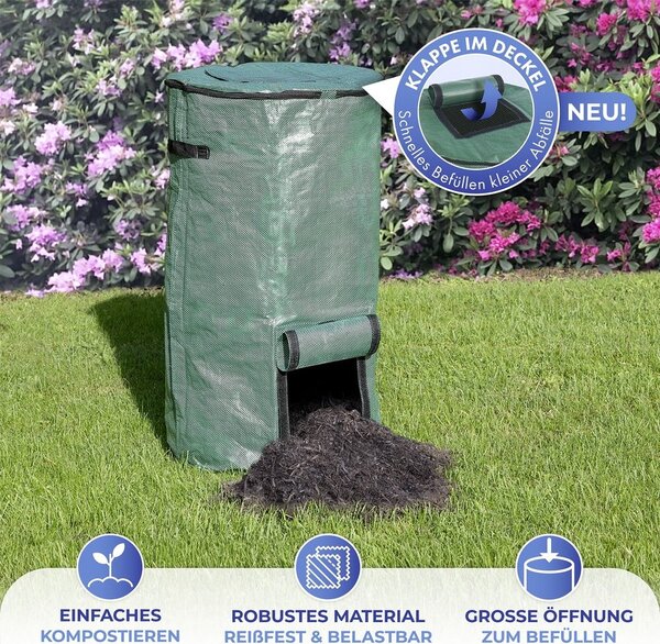 Zelené kompostéry v súprave 2 ks 125 l – Maximex