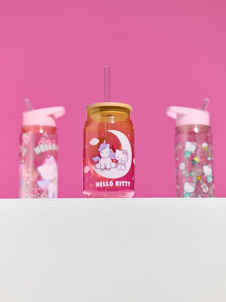 Sinsay - Pohár so slamkou Hello Kitty - viacfarebná