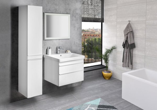 Sapho Sapho, Kúpeľňový set SITIA 80, biela matná, KSET-033