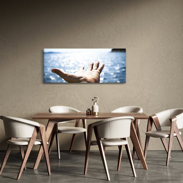 Obraz otvorenej dlane (120x50 cm)