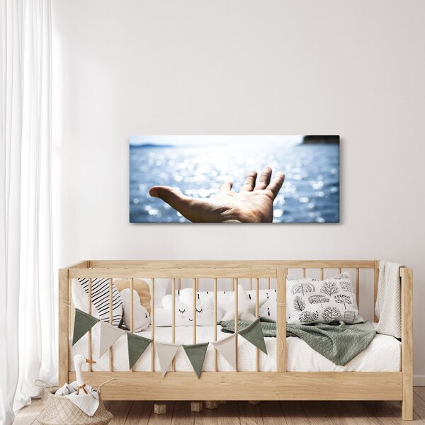 Obraz otvorenej dlane (120x50 cm)