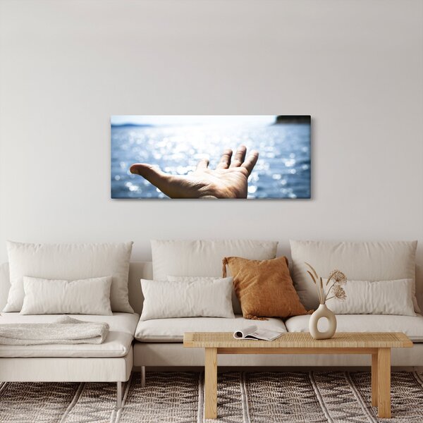 Obraz otvorenej dlane (120x50 cm)