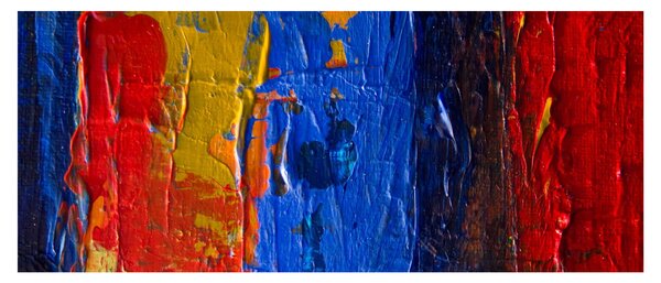 Obraz maliarskych farieb (120x50 cm)