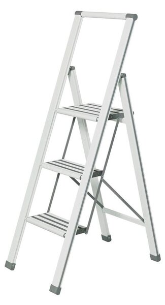 Biele kovové schodíky 127 cm – Wenko