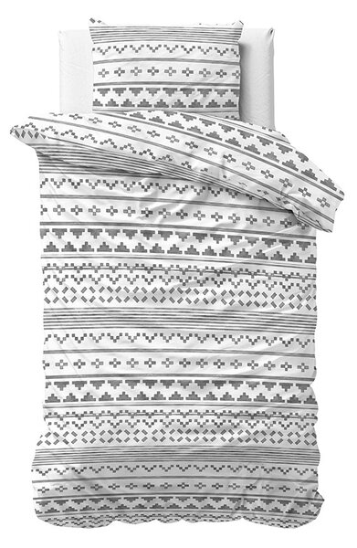 Posteľné obliečky - Scandino - biela, 140x220, 2002-25-23