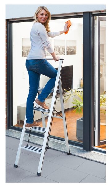 Skladacie schodíky Wenko Ladder, výška 153 cm